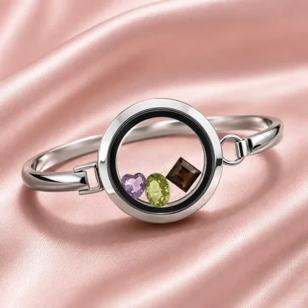 Thin Locket Bangle