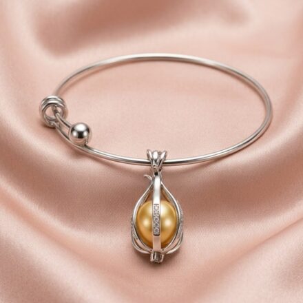 Charm Bangle (Stainless Steel) - Medium