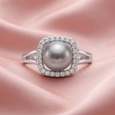 Jessica Ring (Sterling Silver) (size 8) + 1 Oyster Reveal