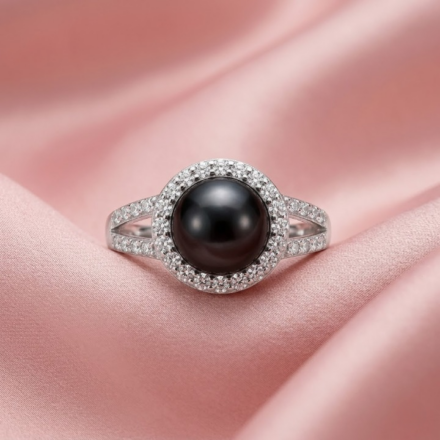 Karen Ring (Sterling Silver) (Size 8) + 1 Oyster Reveal