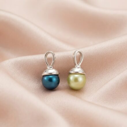 Sterling Silver Bell Bail Mount - Use your own pearl