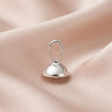 Sterling Silver Bell Bail Mount