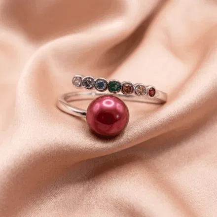 Chakra Ring (S/Silver) + 1 Oyster Reveal
