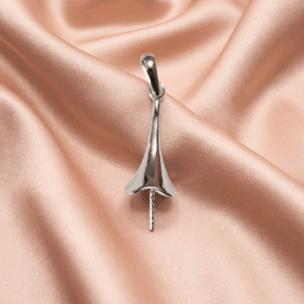 Simple Mount (S/Silver) (Use own pearl)