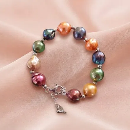 Small Baroque S/Silver Bracelet