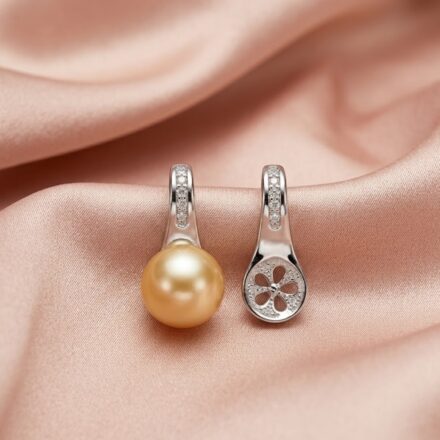 Fancy Hooks (S/Silver) Ear Rings (supply your own pearls)