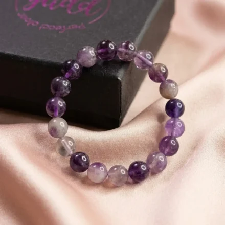 Purple Fluorite Bracelet