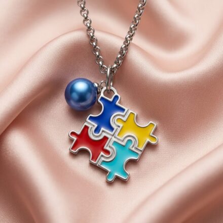 Autism mount Pendant (S/Silver) + 1 Oyster