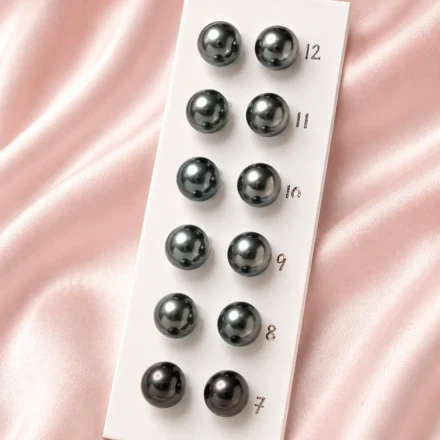 Pre drilled Tahitian pearl - Single