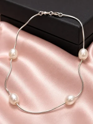 White Freshwater Pearl Bracelet